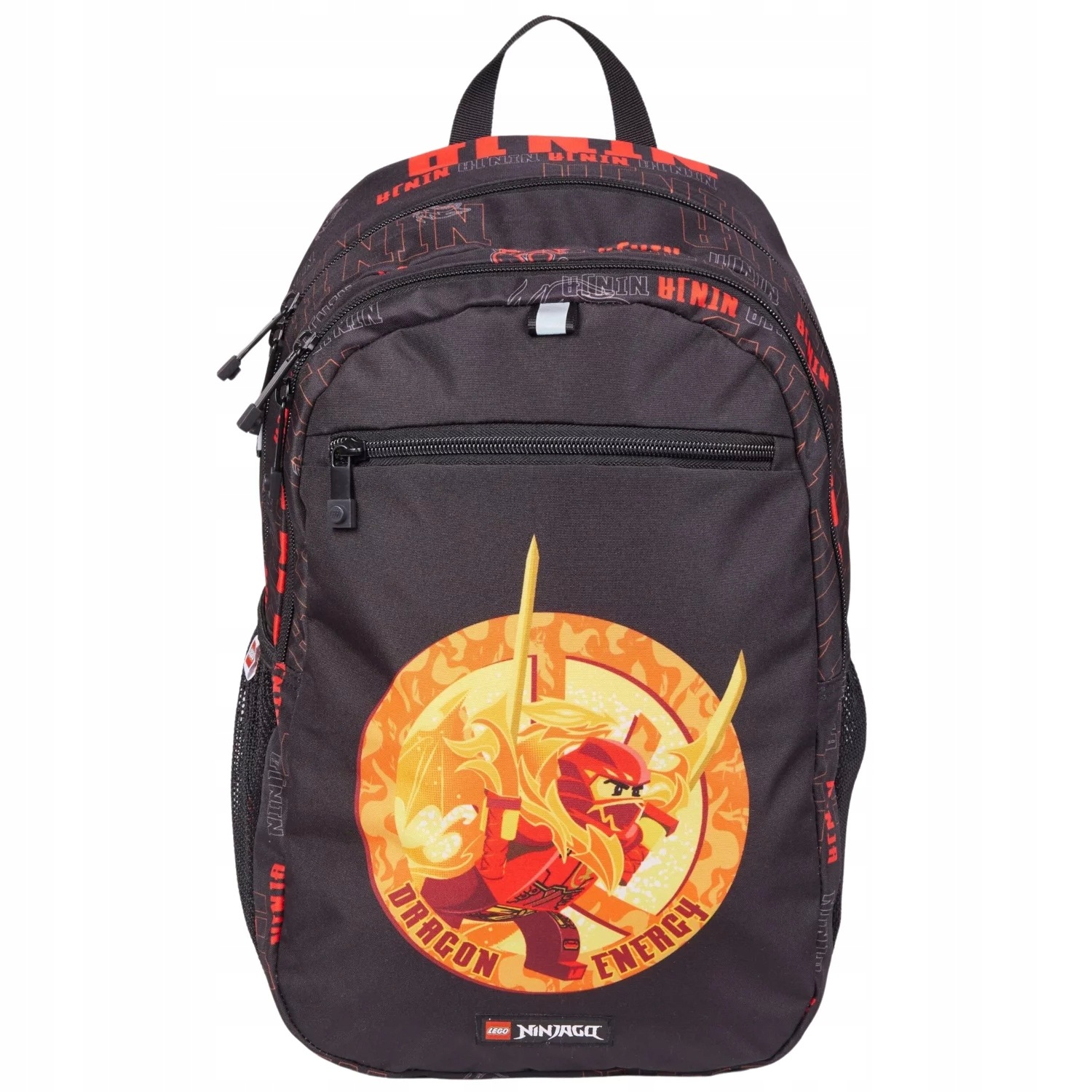 Plecak Szkolny Chłopięcy Lego Ninjago Dragon Energy Sportowy Czarny 18 L