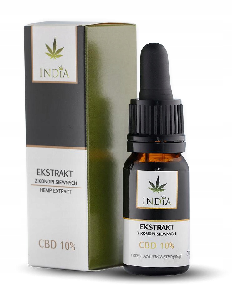 

Olejek Cbd ekstrakt z konopii 10% India 10ml