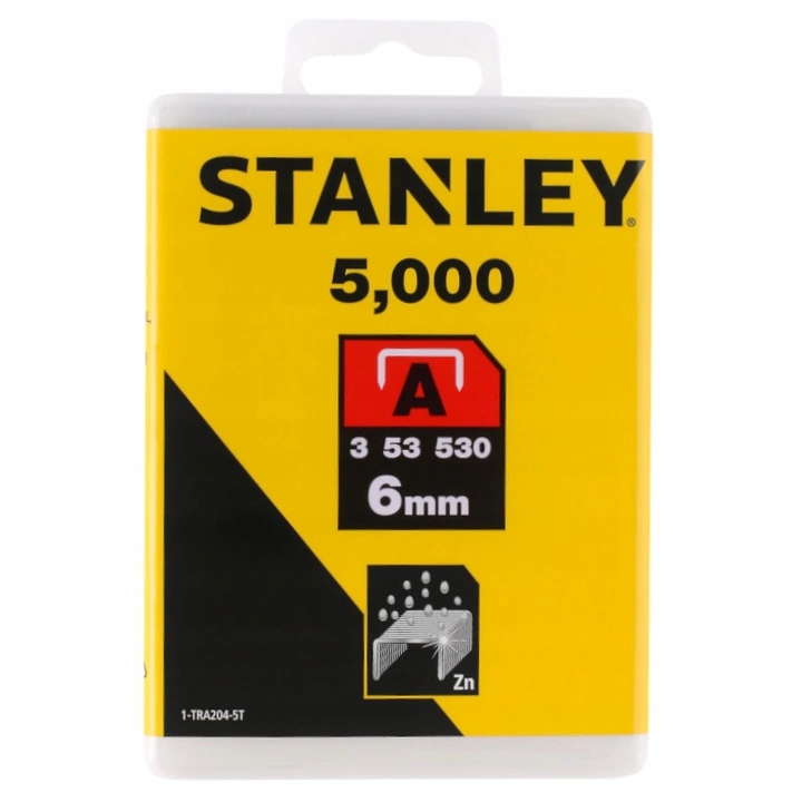 

Stanley Zszywki A Zszywka 6mm 6 5000szt TRA204T