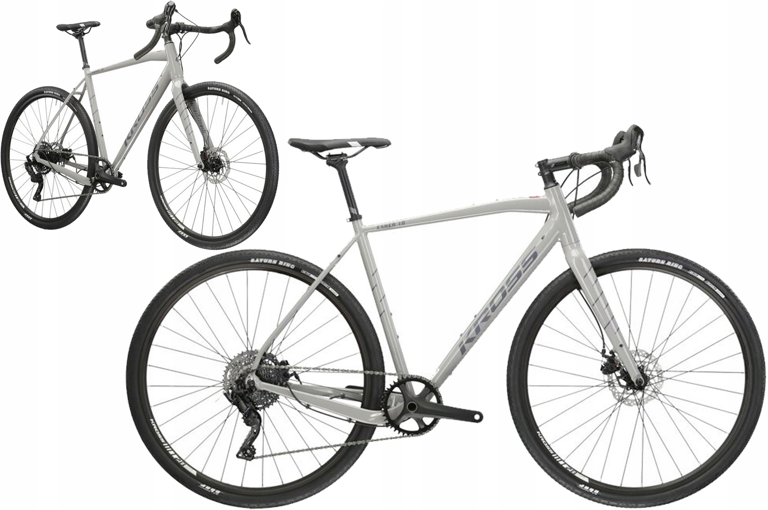 Rower Gravel 28" Kross Esker 1.0 rama M 53 cm szary R25