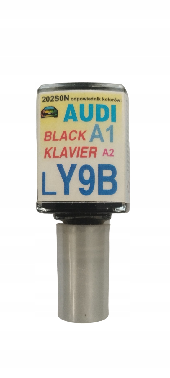 Zaprawka do rys 10ml Audi Skoda Vw LY9B Brillantschwarz Black Klavier