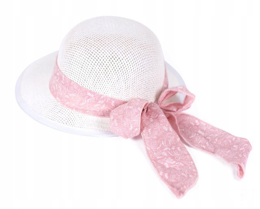 

Kapelusz Damski Słomkowy Plażowy na Lato z Kokardą