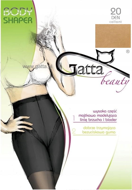 

Gatta Body Shaper 20 rajstopy modelujące visone 4