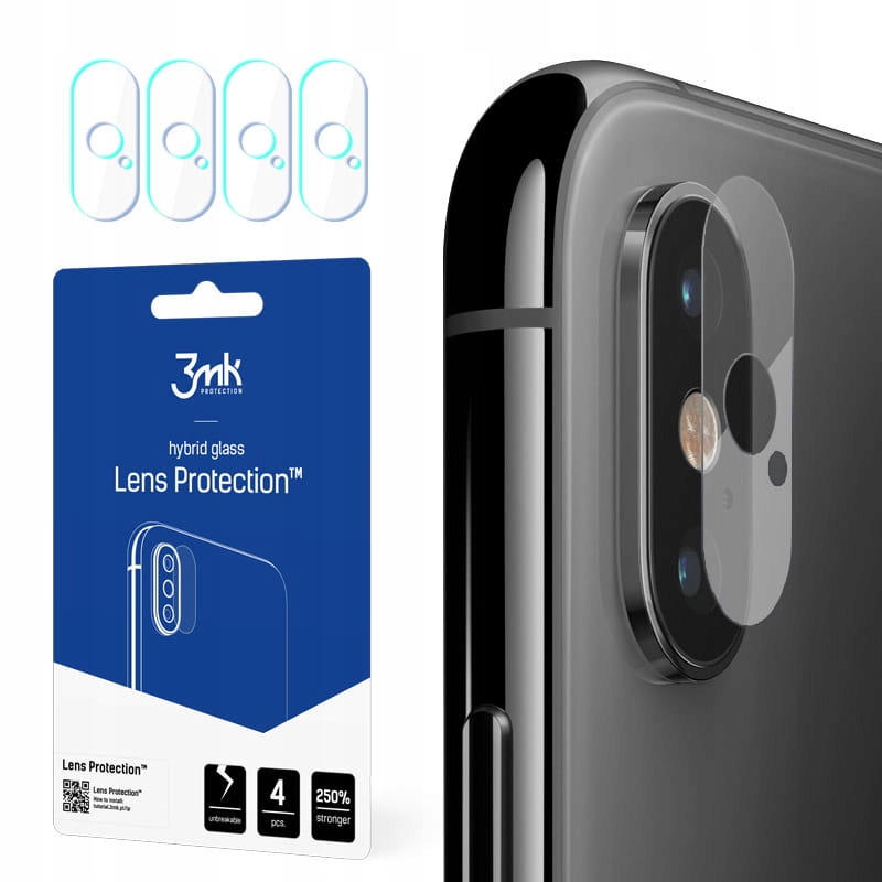 

Ochrona na obiektyw aparatu 3mk Lens x4 do iPhoneX