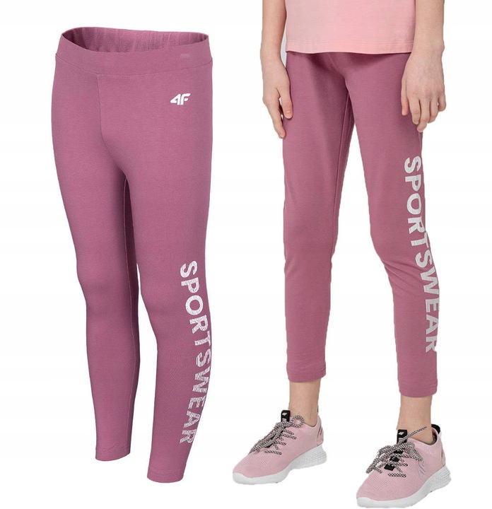 

Legginsy Dziewczęce 4F Getry Leginsy Bawełna 146