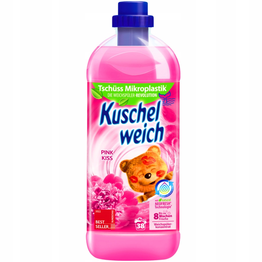 Kuschelweich Pink Kiss Płyn do Płukania 1 l DE — 8