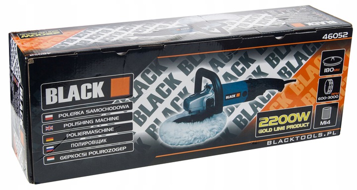 NIEZAWODNA MOCNA POLERKA SAMOCHODOWA SZLIFIERKA 2200W Informacje dodatkowe regulacja obrotów