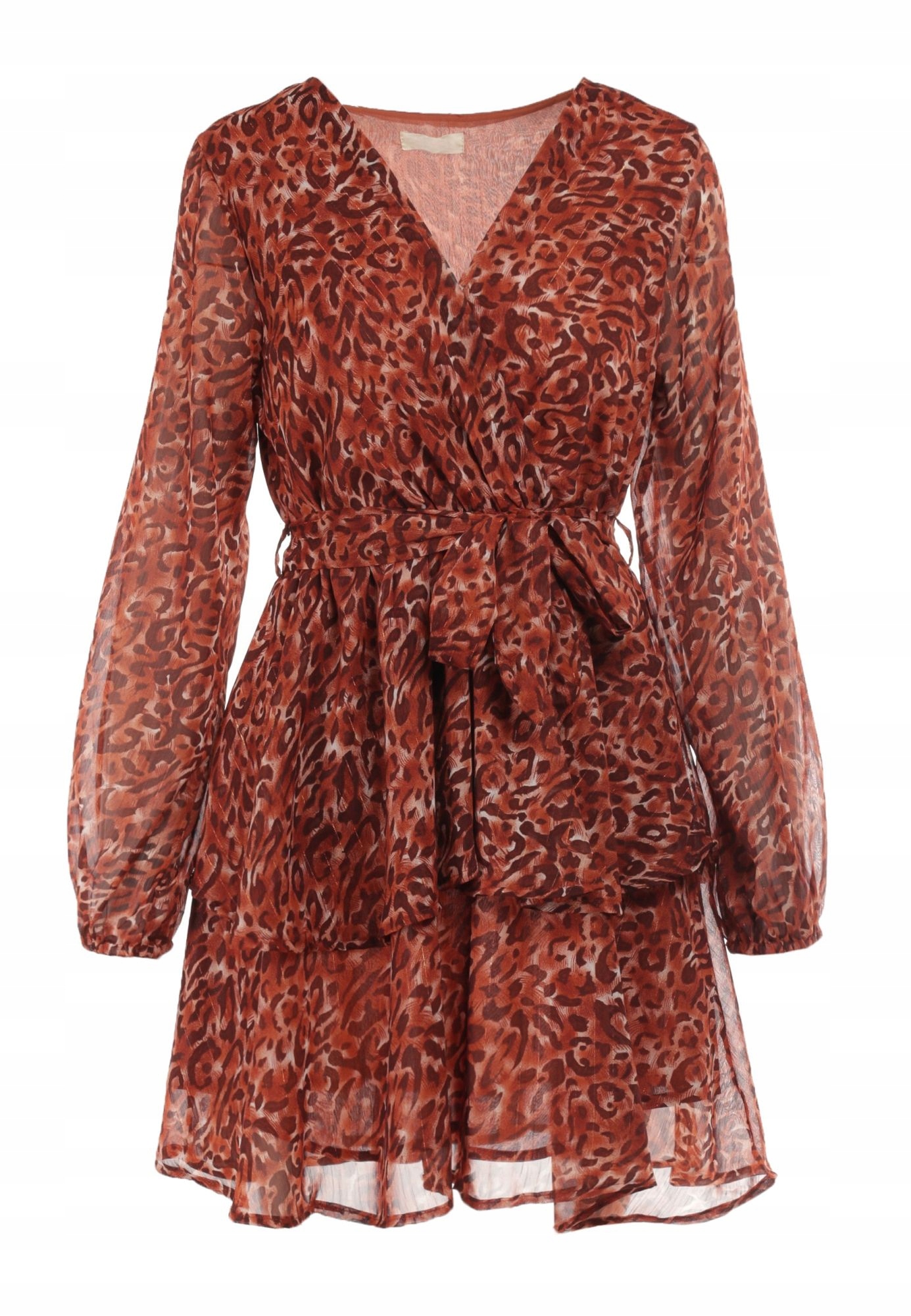 

Renee Łososiowa Sukienka damska L Z gumką w talii