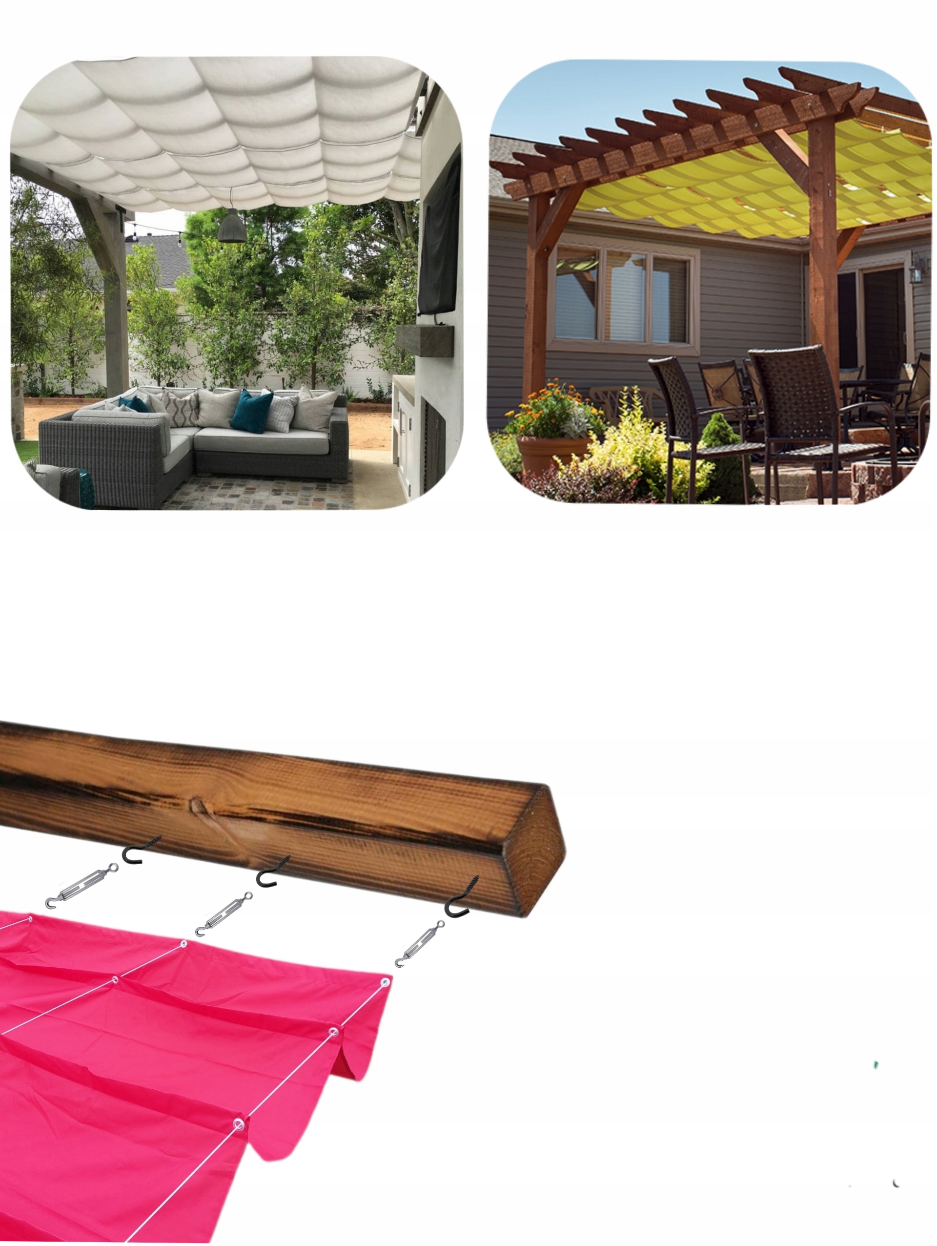 Roleta rzymska na 5 stalowych linkach 3x5