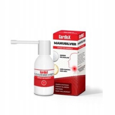 Gardlox Manusilver spray do gardła, 30 ml