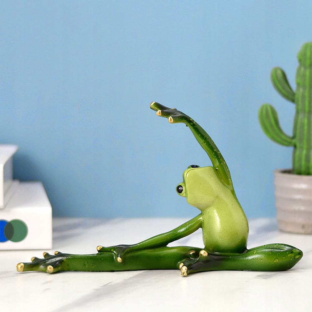 STOJĄCA FIGURKA ŻABKI DEKORACJE TRAWNIKA ŻABY Liczba elementów w zestawie 0 szt.