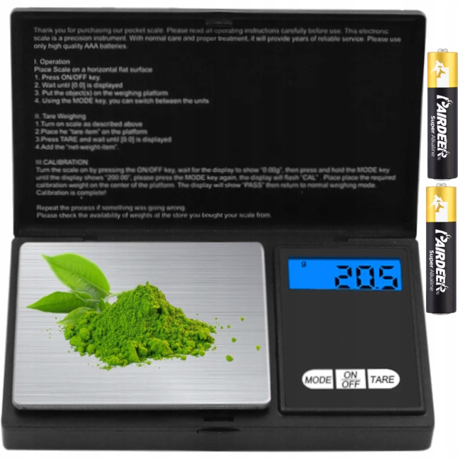 

Waga Jubilerska 500G Cyfrowa Precyzyjna Etui
