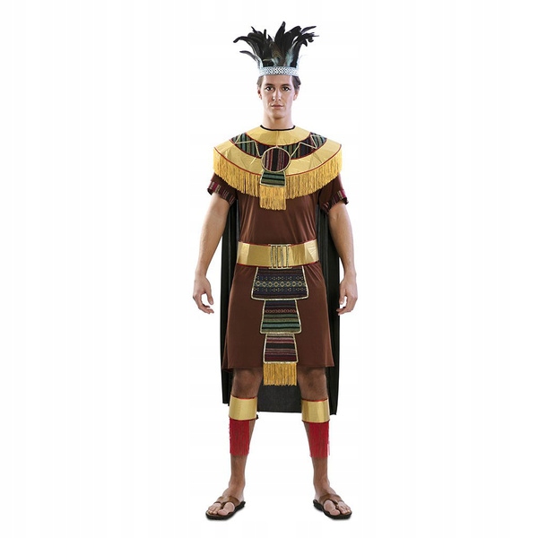 Kostým Aztek Bojovník Pánský Převlek Pro Muže Karneval Halloween M/L