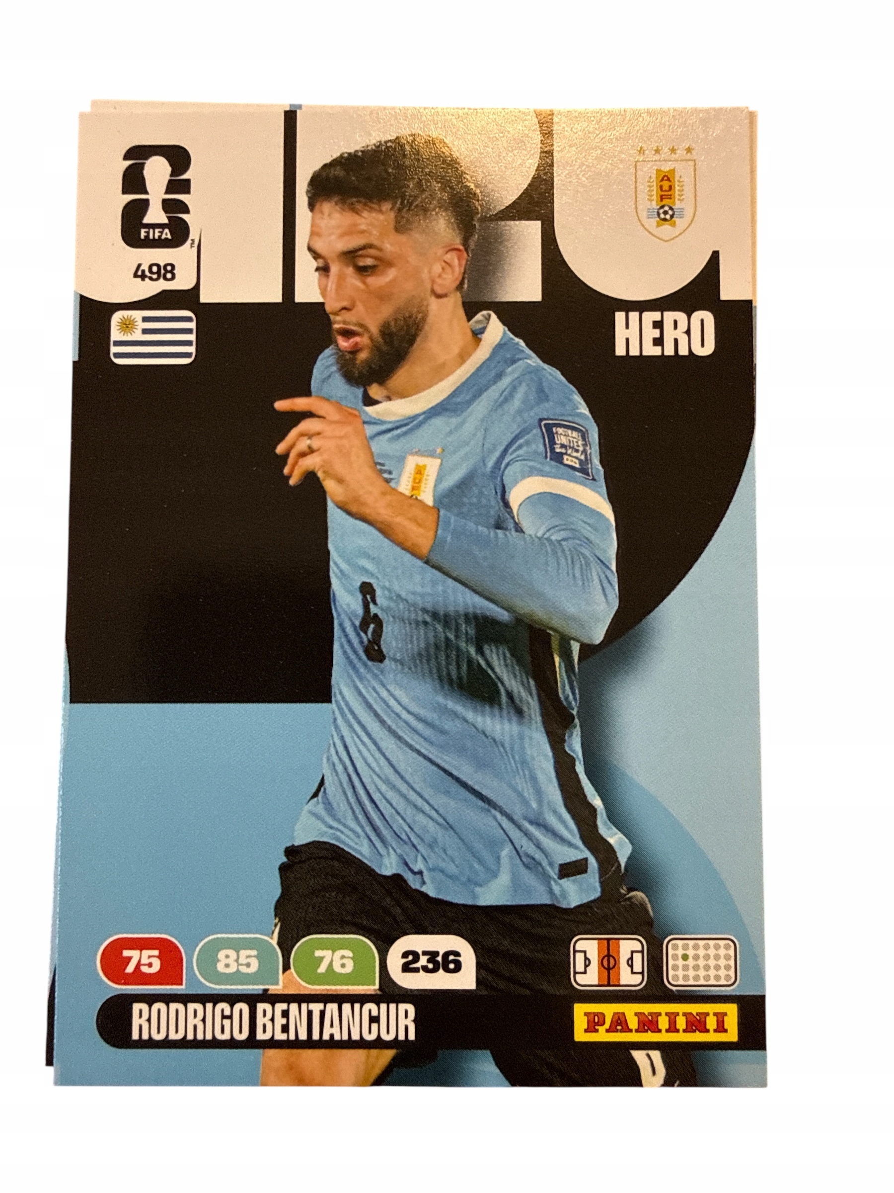 Fifa World Cup America 2026 Panini Uruguay 498 Bentancur