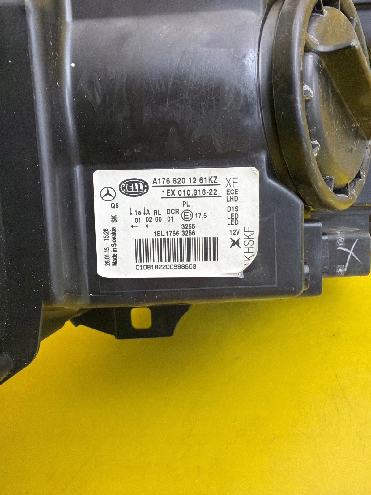 light right Mercedes-Benz A-class 176 A176 W176 Xenon non-setting A176820126