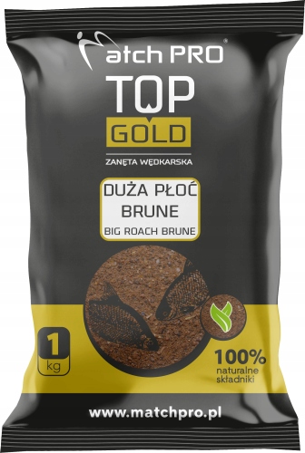 Match Pro Zanęta Top Gold 1kg Płoć Brune