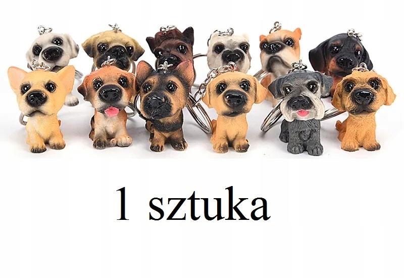 Breloczek Słodki Piesek Mix Suprise Przywieszka do Kluczy Dog Style