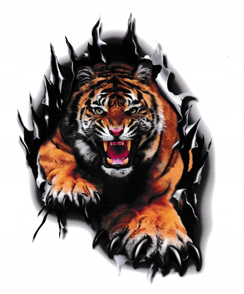 

Tygrys Naklejka na samochód