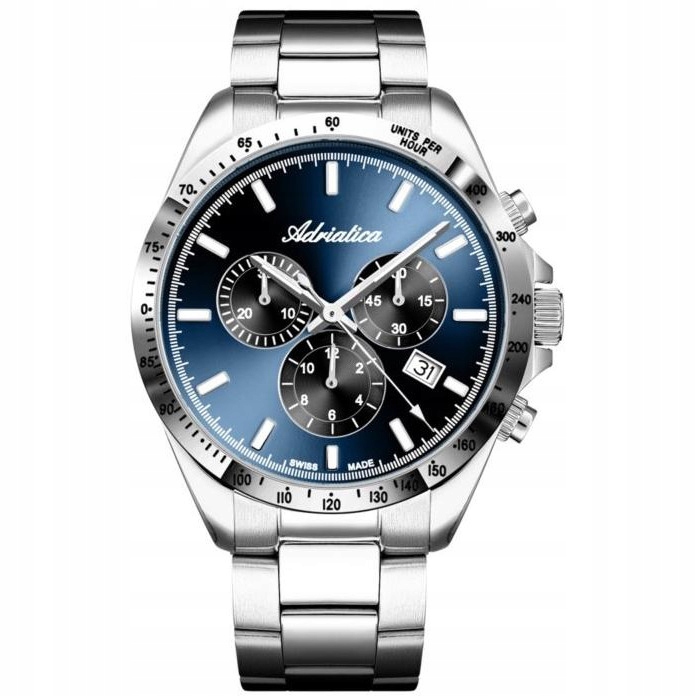 Pánské Hodinky Adriatica A1053.5115CHB stříbrné