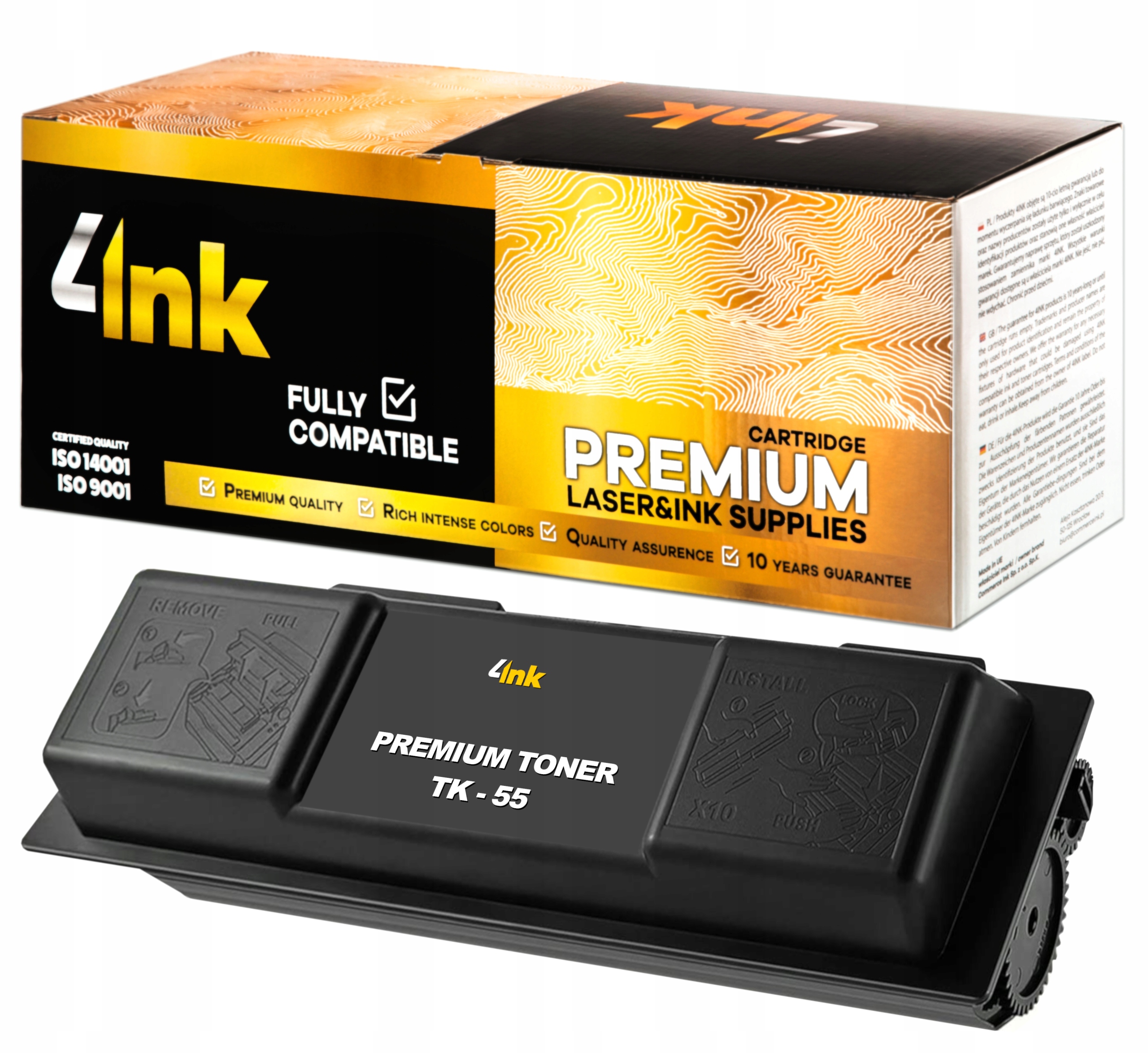 Toner 4INK Pro Kyocer TK-55 XL 15000 Stran