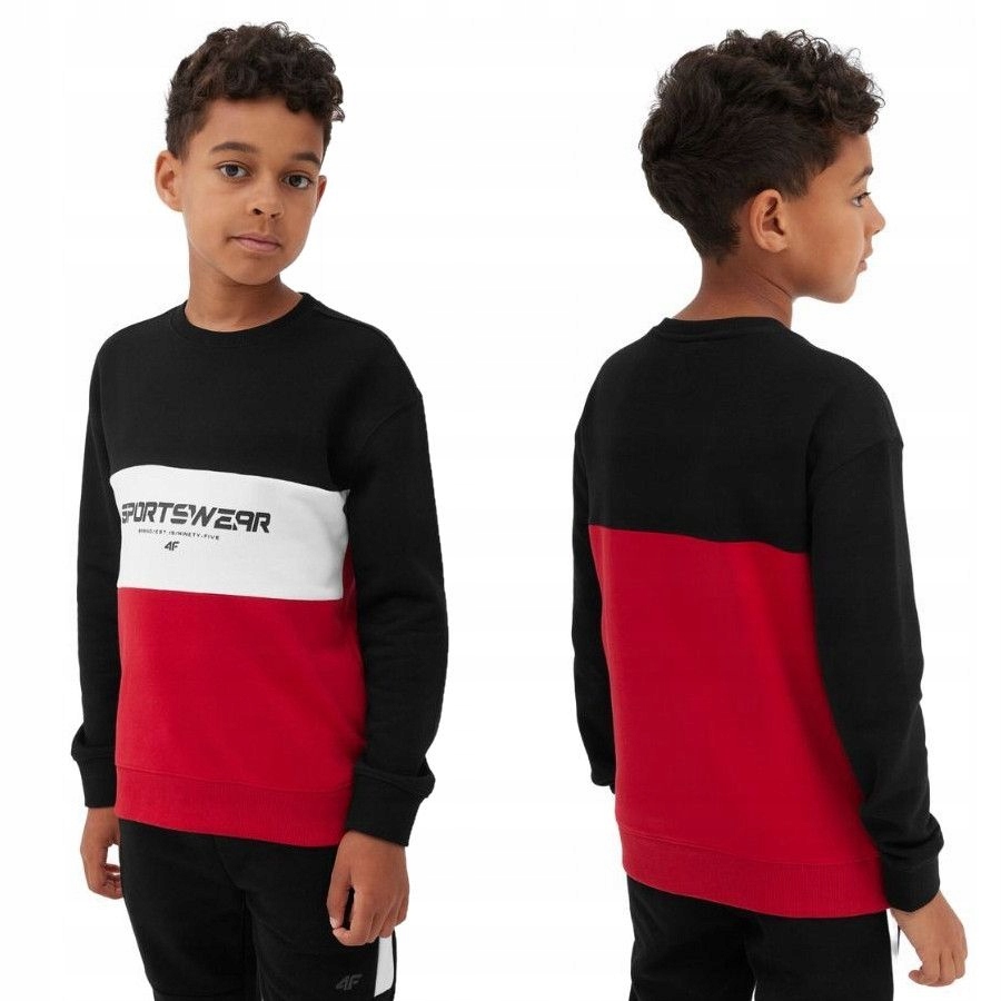 BLUZA DZIECIĘCA 4F CHŁOPIĘCA SPORTOWA DRESOWA