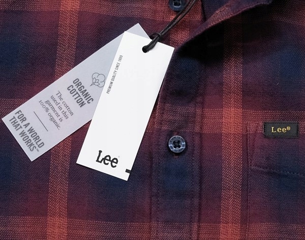 LEE KOSZULA REGULAR FIT kratka redrum XXL EAN (GTIN) 5400919766267