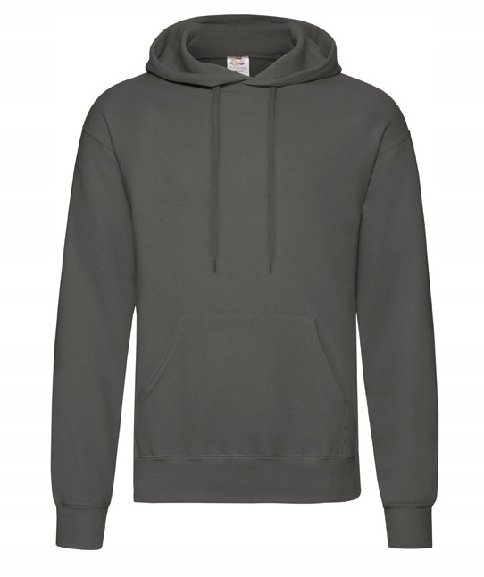 

Gruba Bluza z kapturem kieszeniami Graphite S