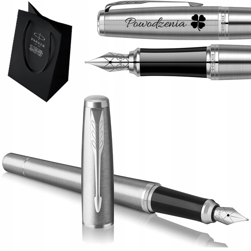 Pióro Wieczne Parker Urban Stalowe Metro Metallic Grawer Etui