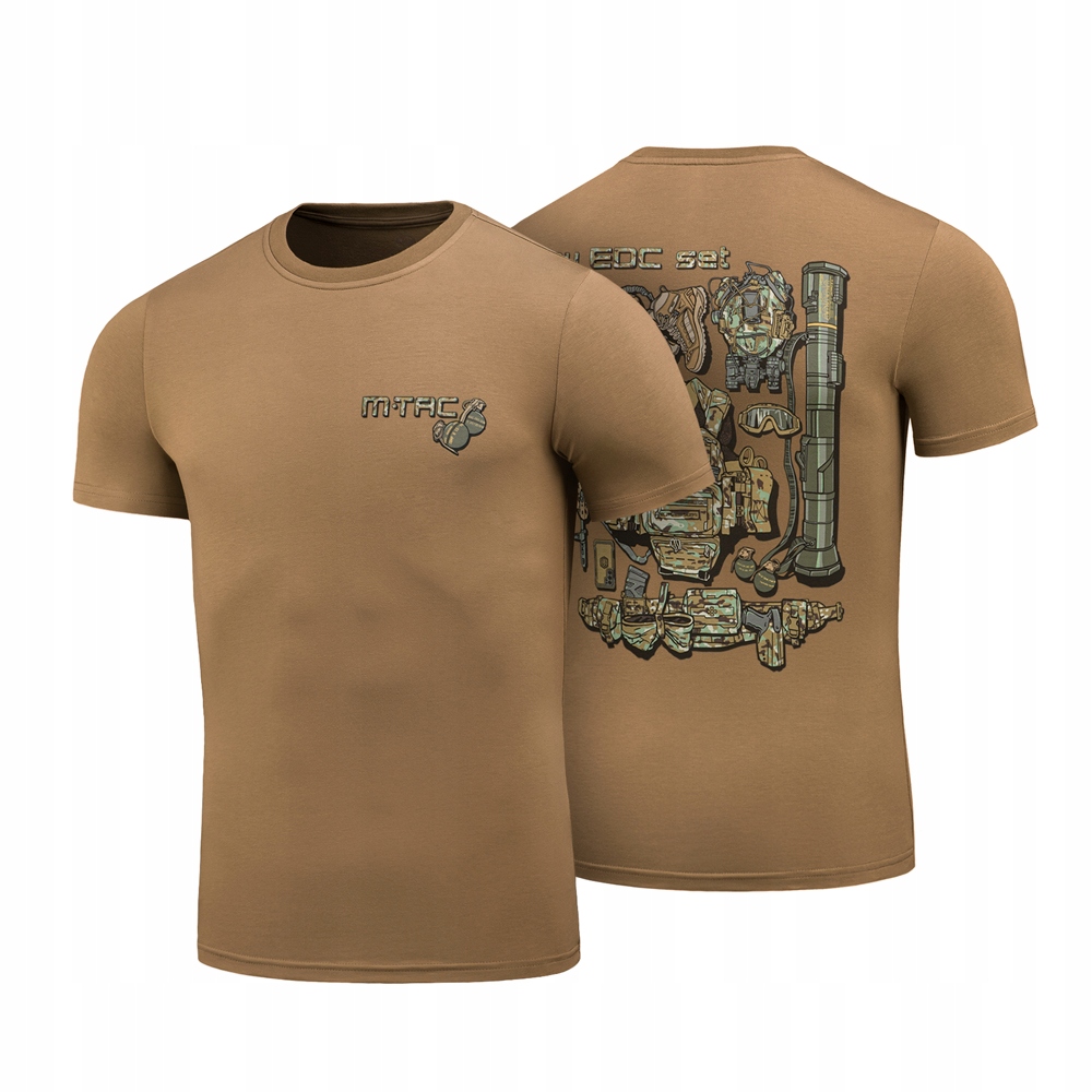 Koszulka Męska Bawełniana T-Shirt M-Tac My Edc Set Coyote Brown 2XL