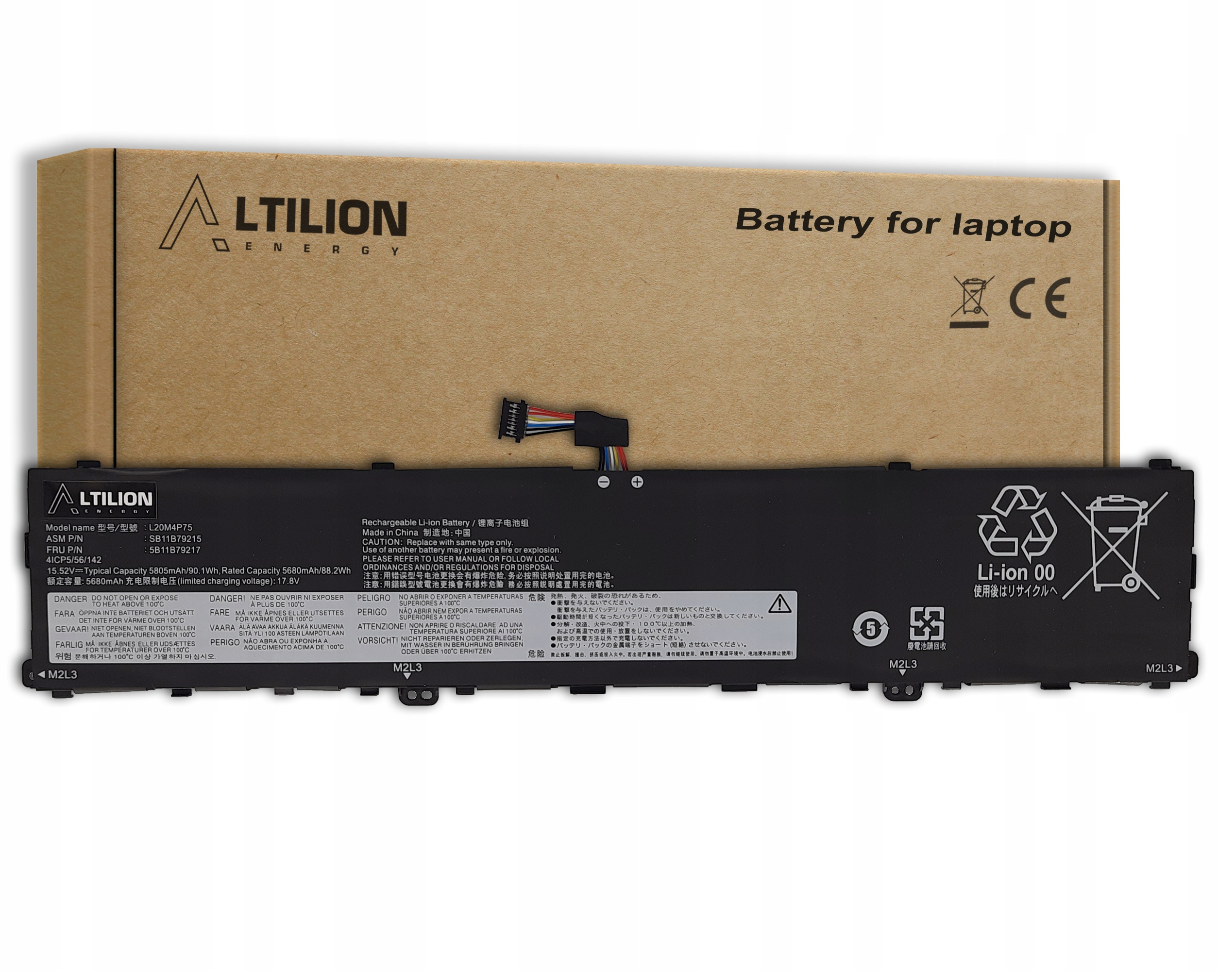 Batéria pre Lenovo ThinkPad X1 Extreme Gen 4 Gen 5