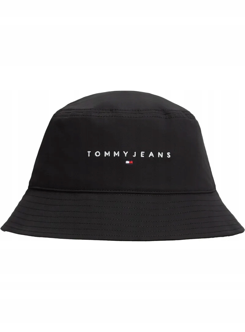 Klobouk Tommy Jeans Tjm Linear Logo Bucket AM0AM14201 Bds