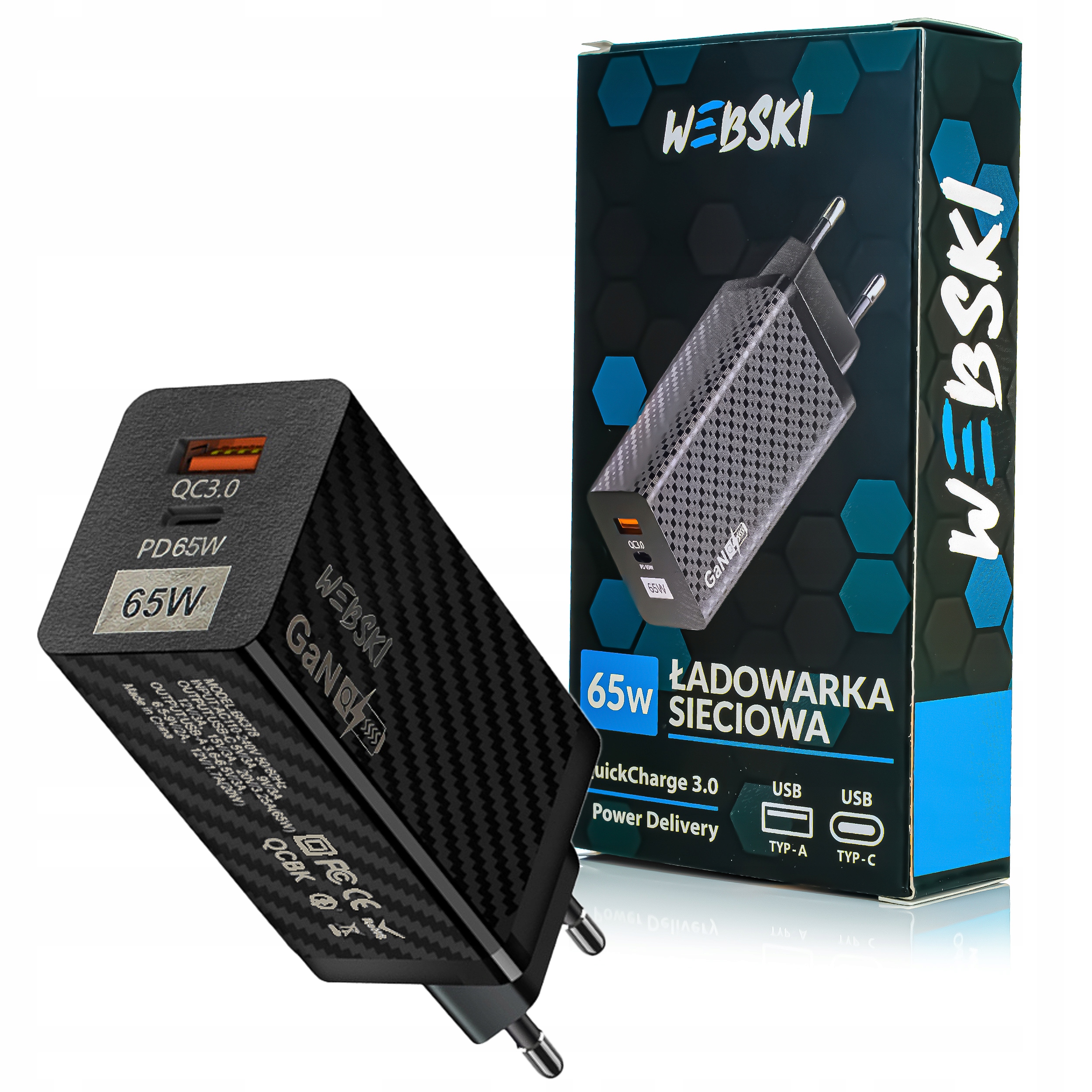 

Bardzo Szybka Ładowarka Typu C 65W 20V Do Telefonu