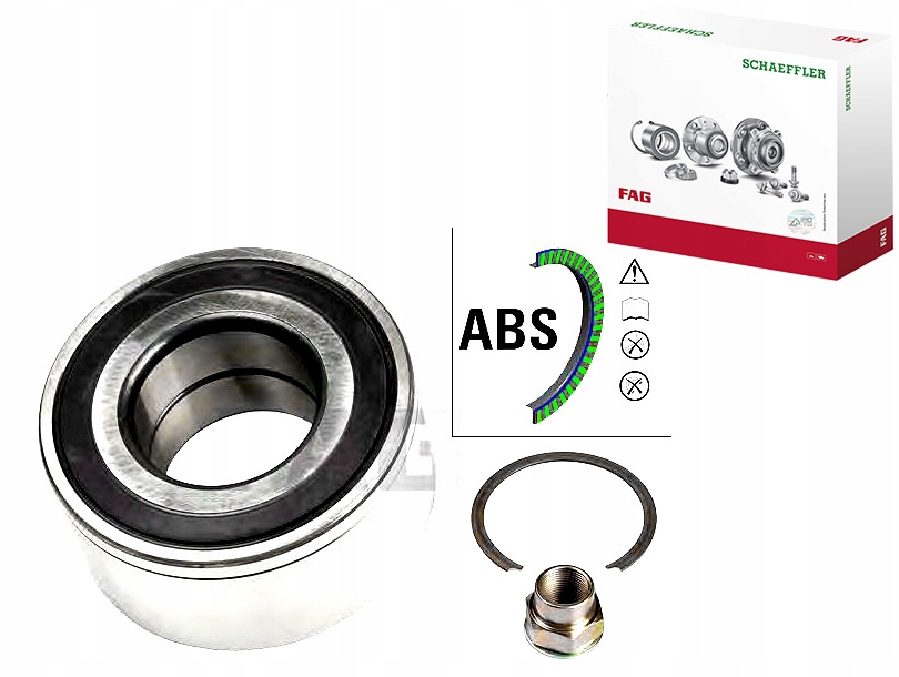 Ložisko Kola Fiat Punto Přední 99- Fag Sada pro řidiče #35