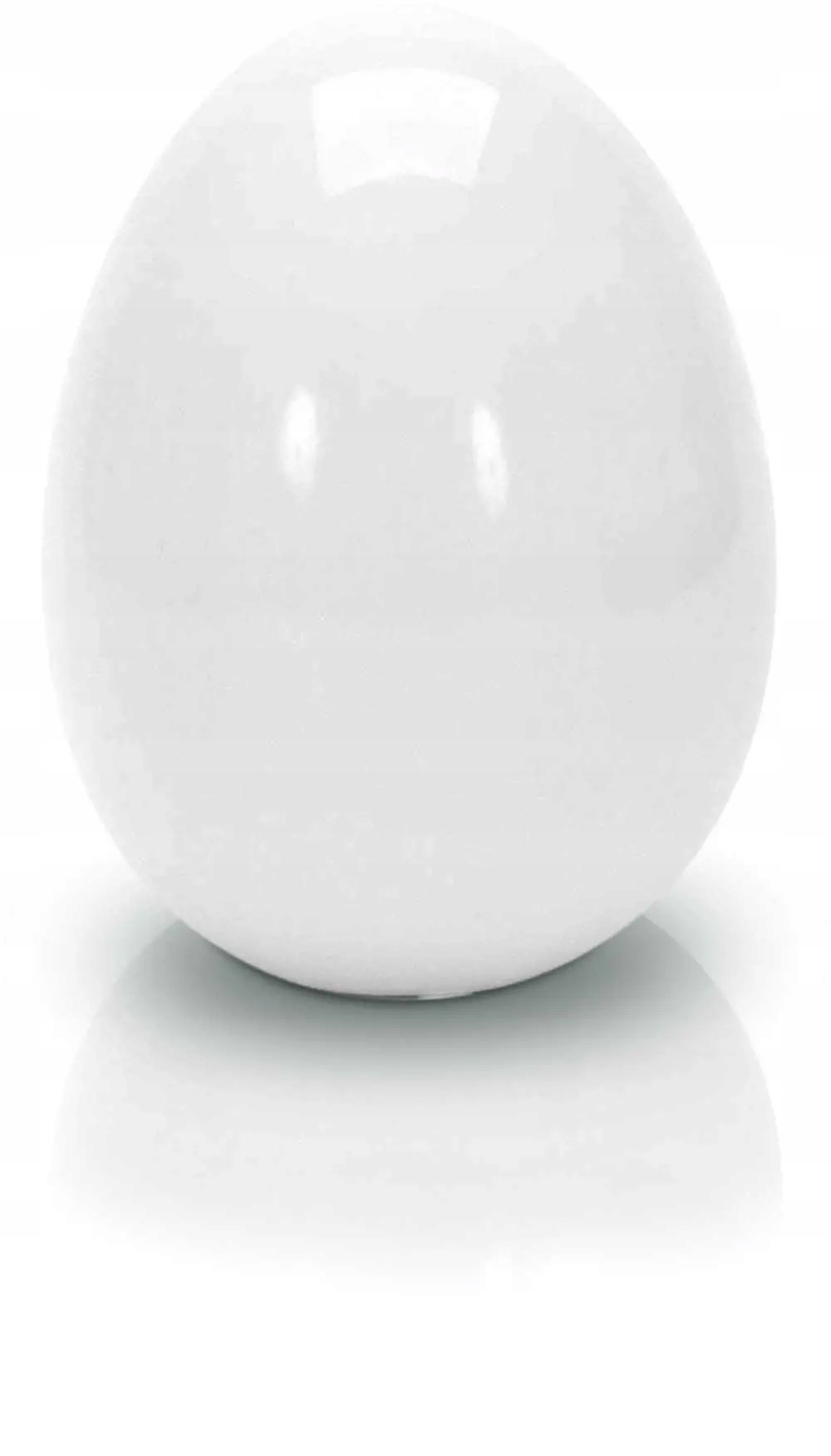 

Biała Ceramiczna Figurka w kształcie Jajka 8x10 cm
