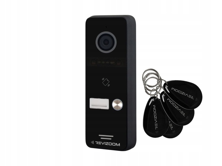 Zestaw wideodomofonowy Revizoom czarny 15 V