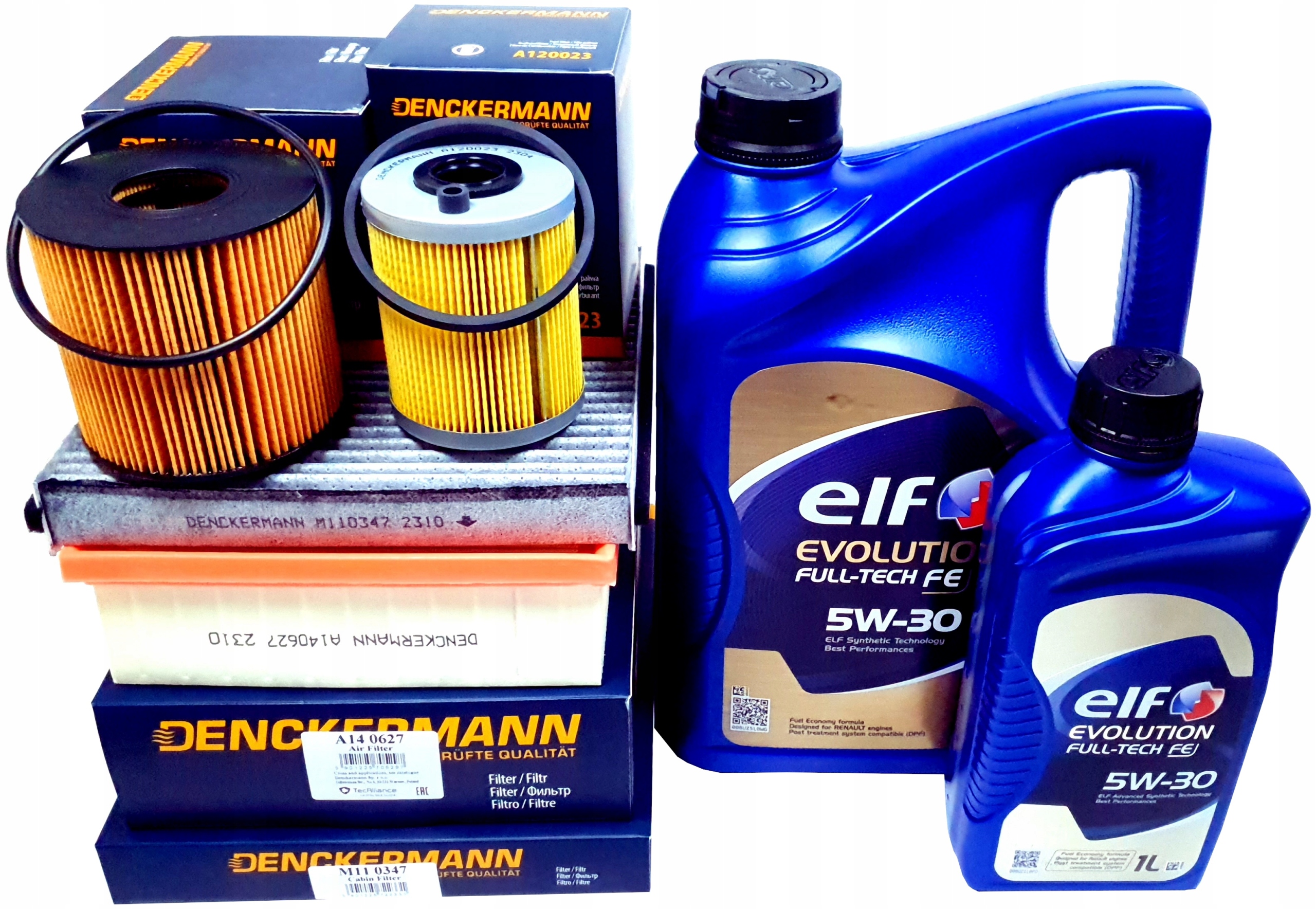 4 Filtry 6L Oleje Elf 5W30 Renault Laguna II 2.2 dCi S Fap/dpf!