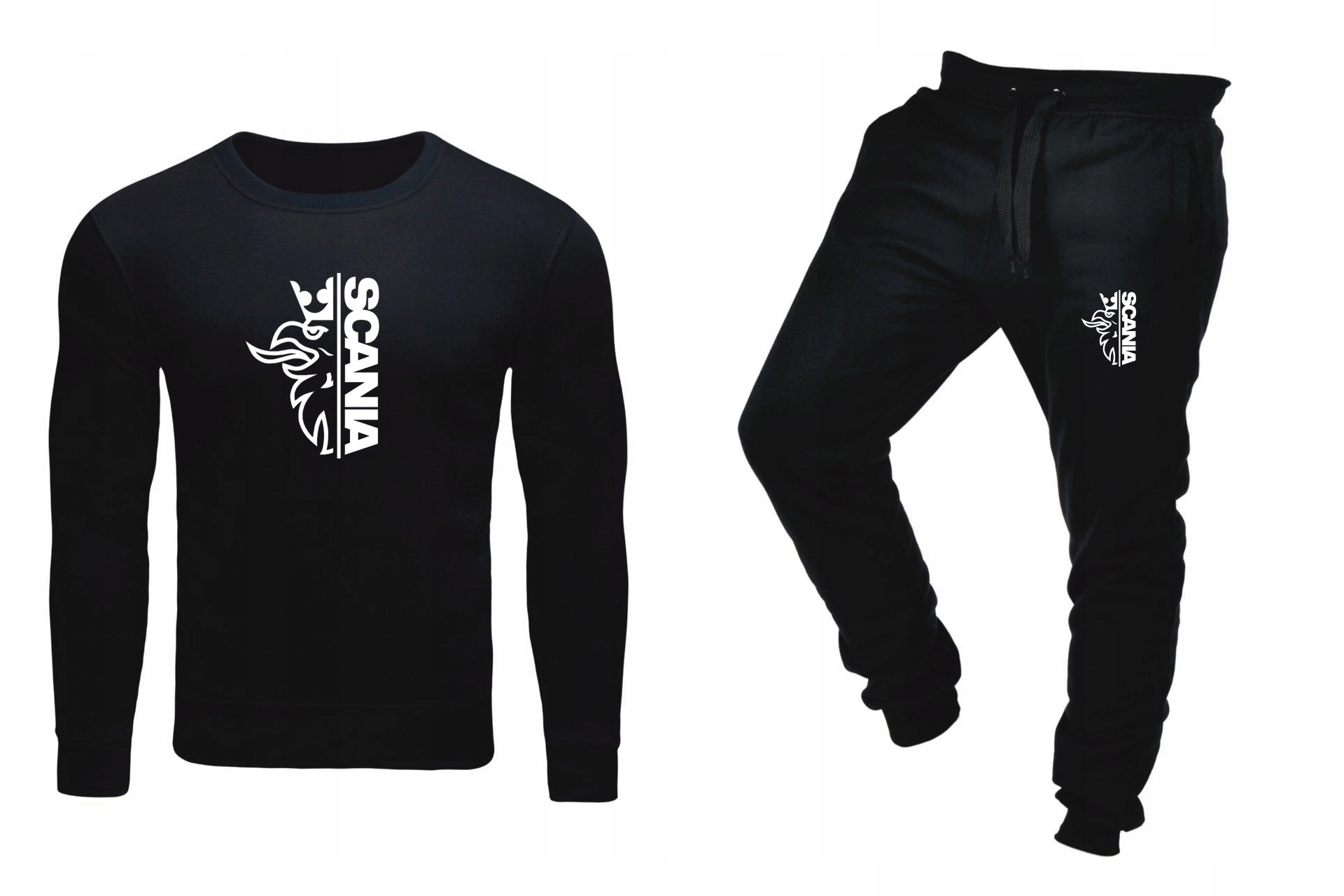 Tepláková Souprava Teplákovka Bez Kapuce Scania Černá XL