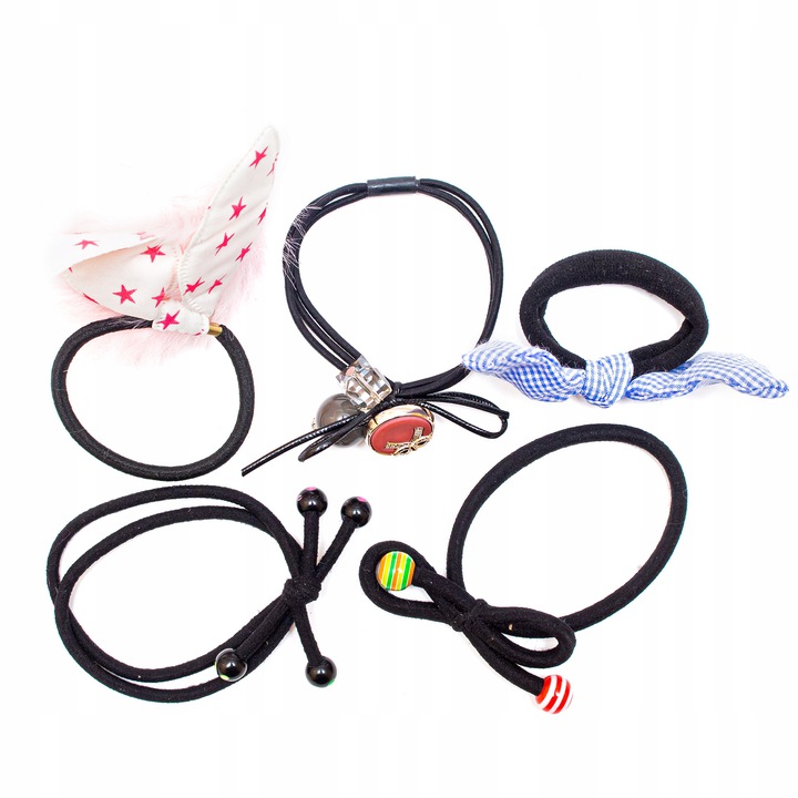 Duży Zestaw Do Włosów Opaski Spinki Gumki Klamry Model 00