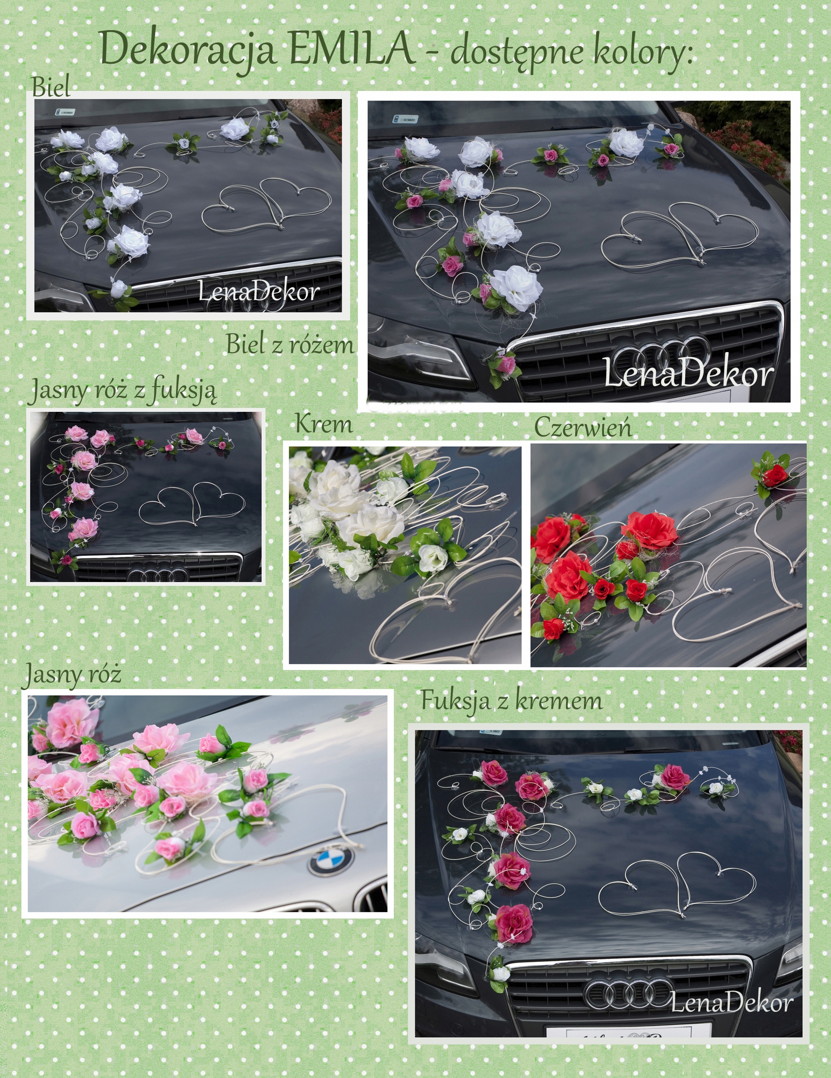 EMILA LenaDekor dekoracja samochodu samochód auto Marka inny