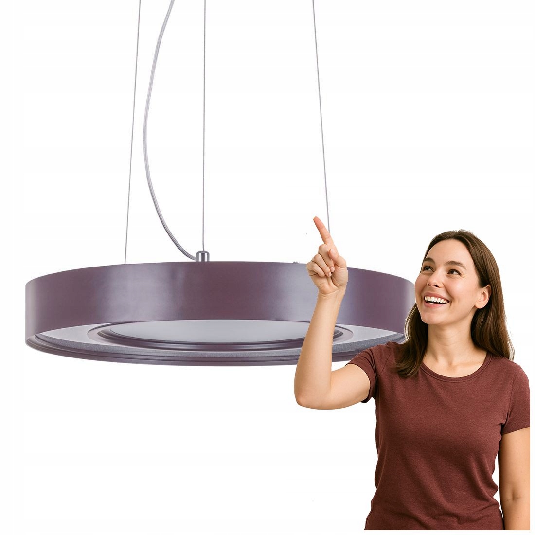 Závesná lampa Karpo AD15061-1C Coffee Italux