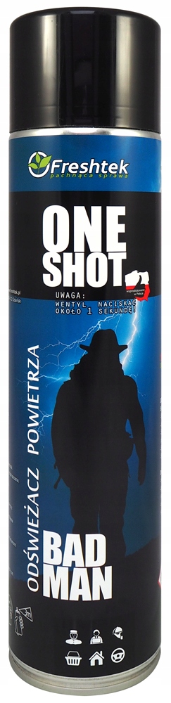 

Odświeżacz powietrza Freshtek One Shot Bad Man