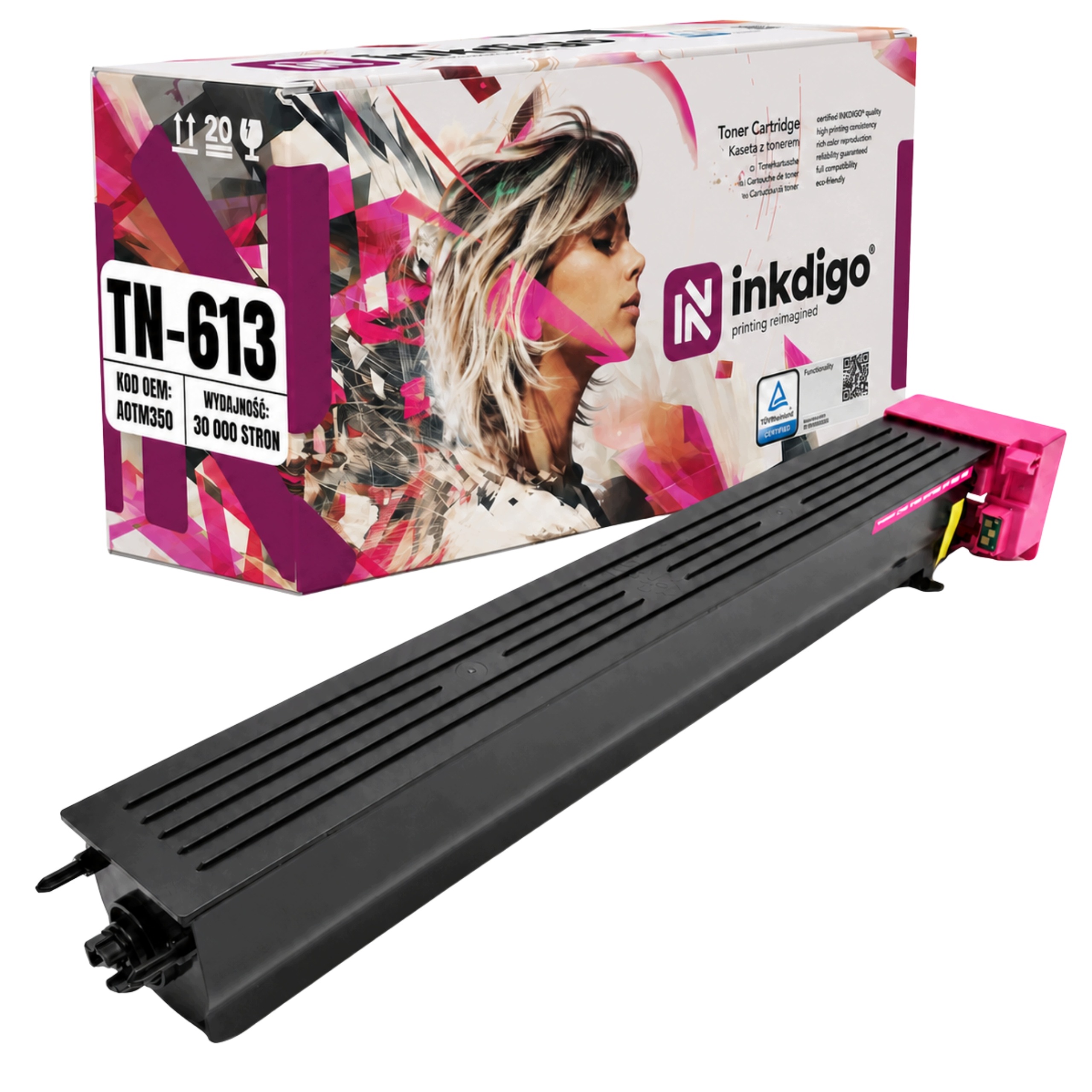 Toner pro Konica Minolta Bizhub C552 C652 TN613M