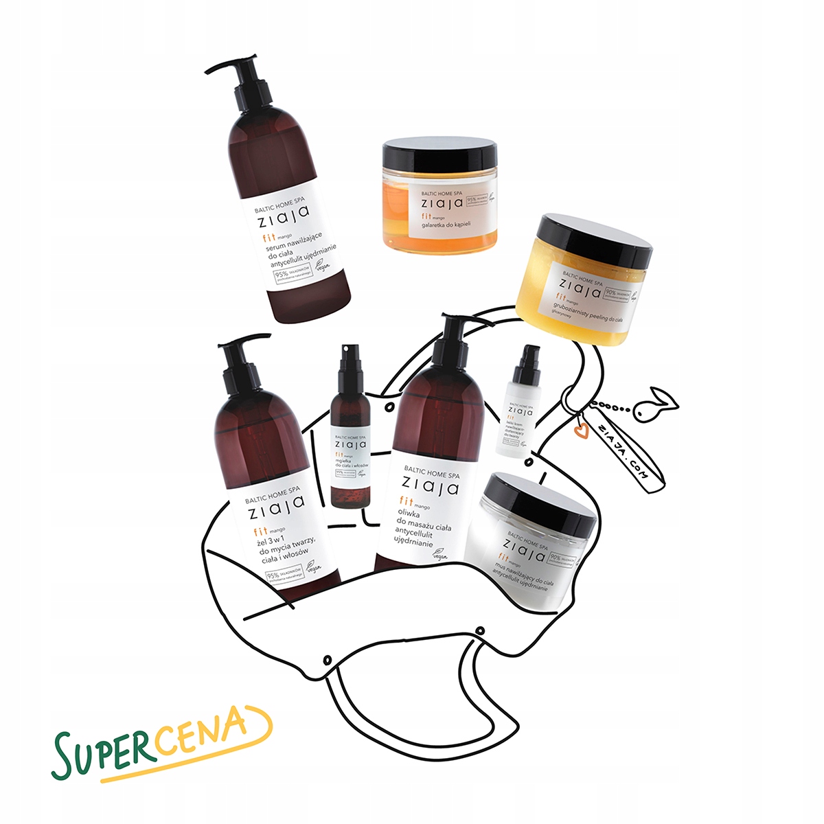 Ziaja wielopak baltic home spa fit