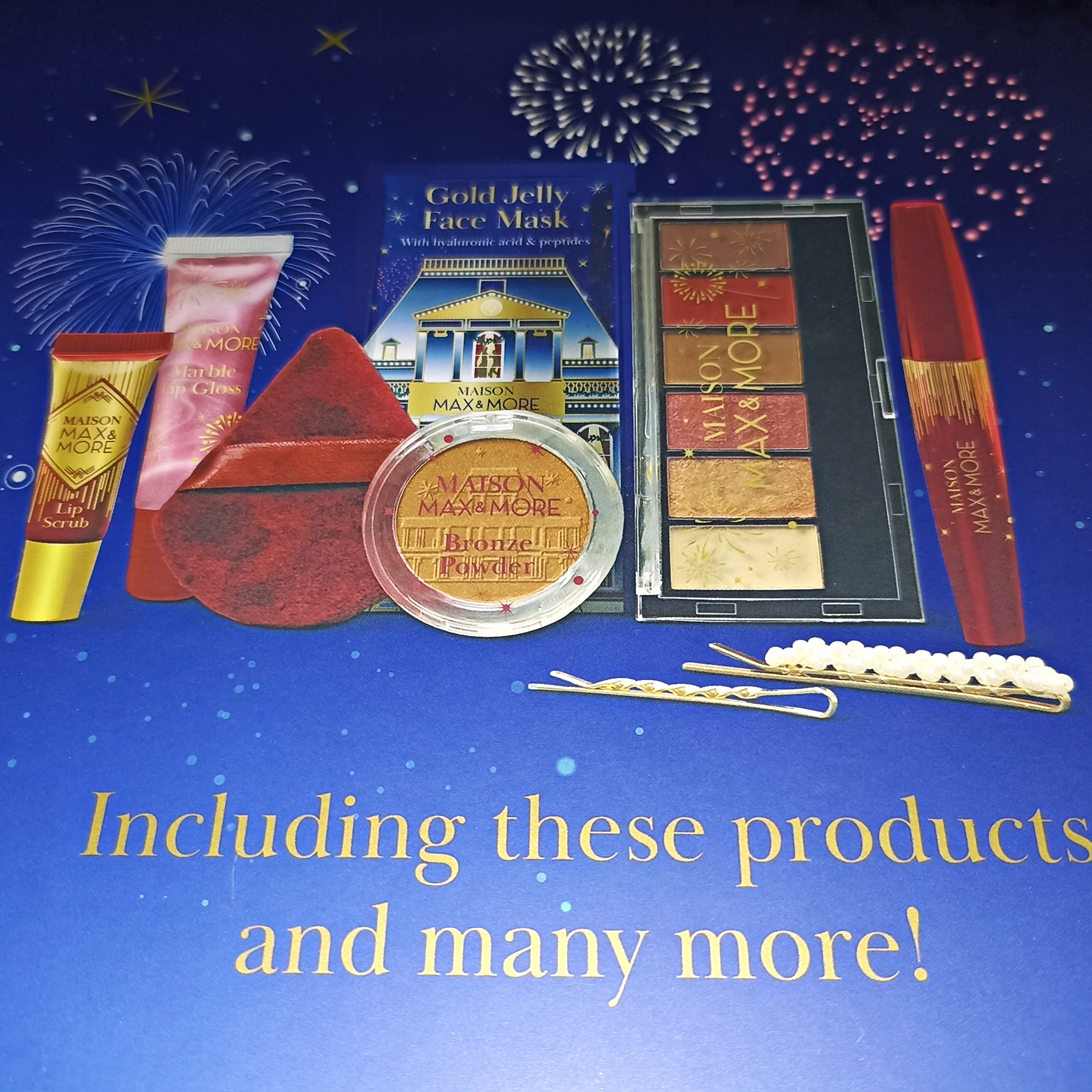 Адвент-календарь Max&More Beauty Calendar, 24 средства для макияжа и ухода — фото 3