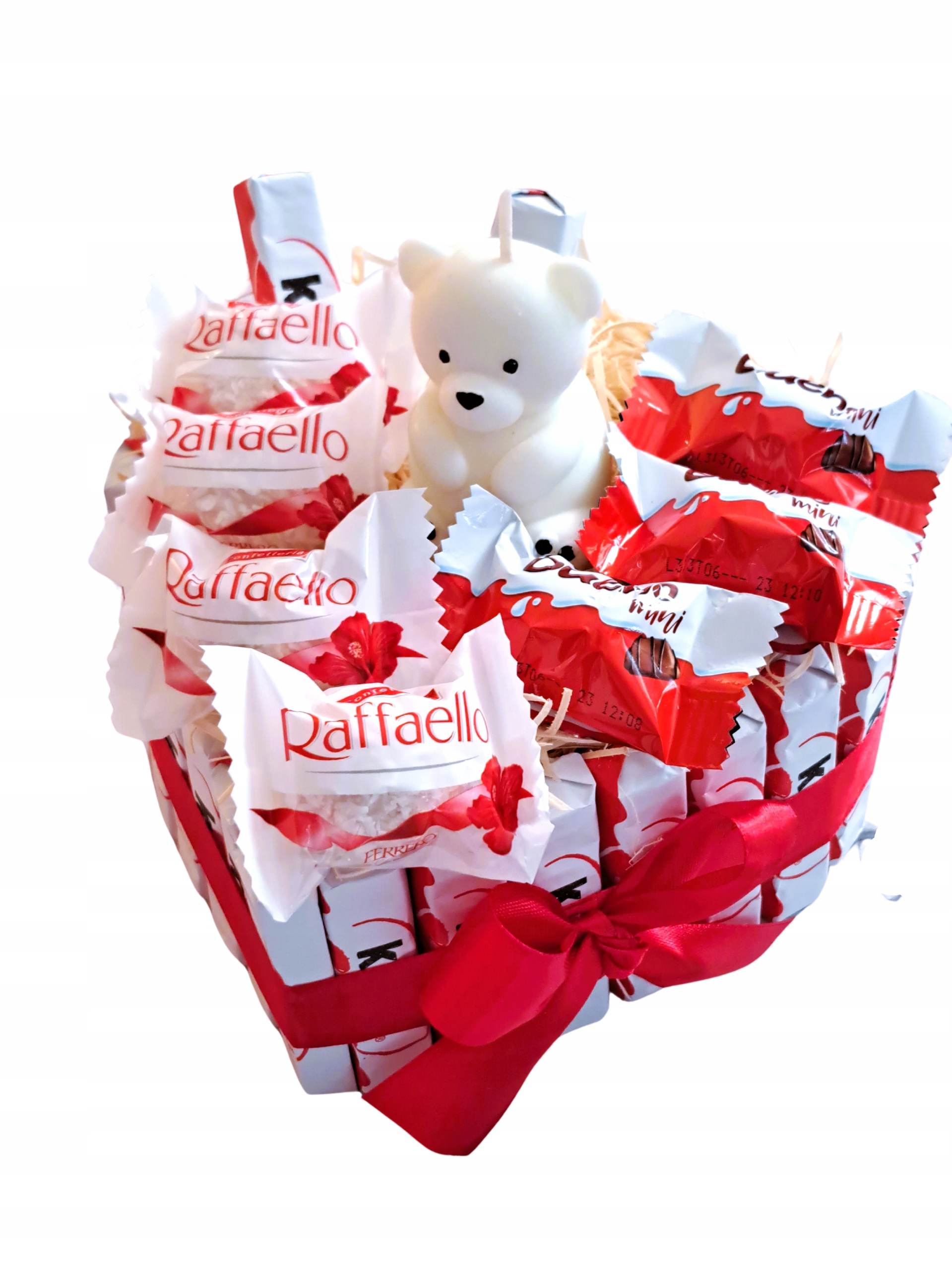 Dort kinder srdce narozeniny Valentýna raffaello sójová svíčka box