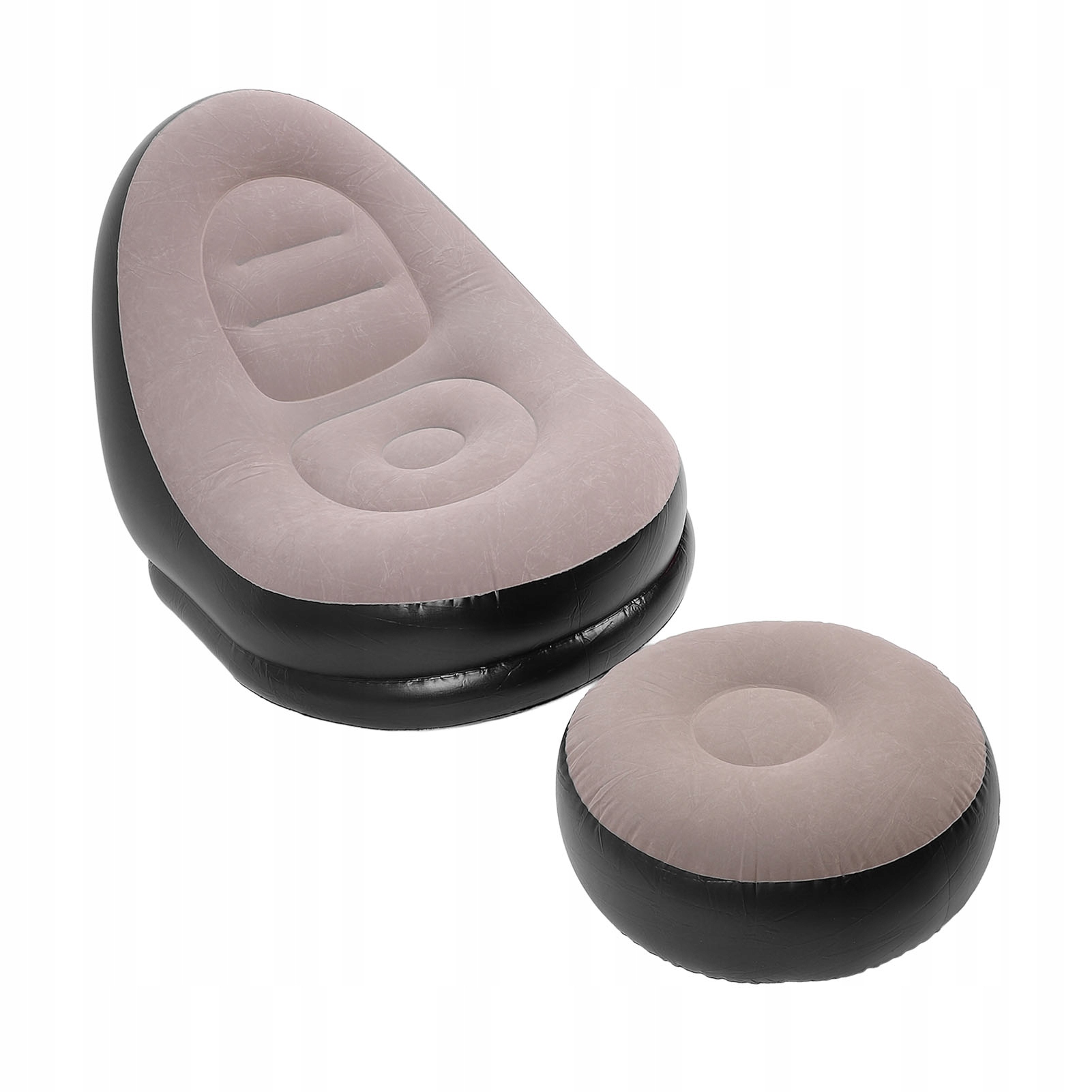 Materac Fotel Dmuchany 1 Osobowy Sofa Podnóżek