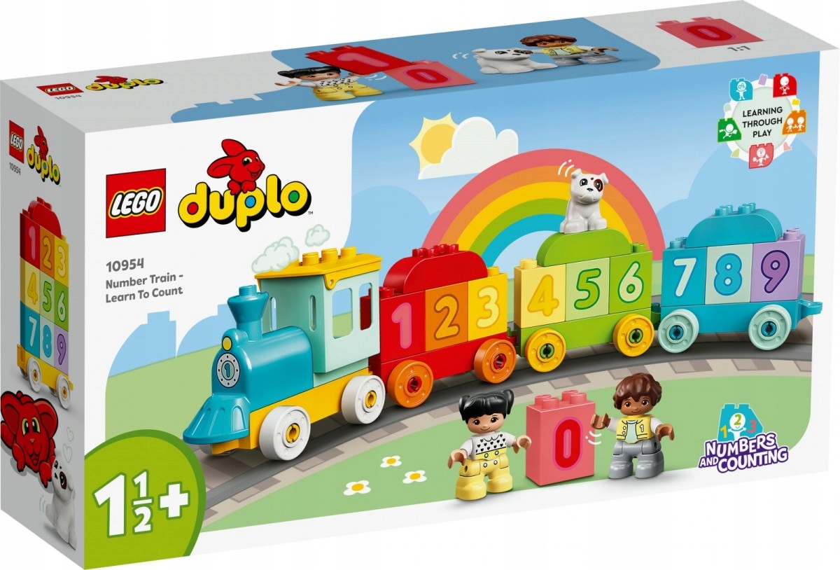 Lego Stavebnice Duplo 10954 Vlak s čísly – učení se počítat