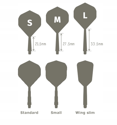 Condor AXE Shafty + Piórka Dart Czerwone Standard Short Marka Condor
