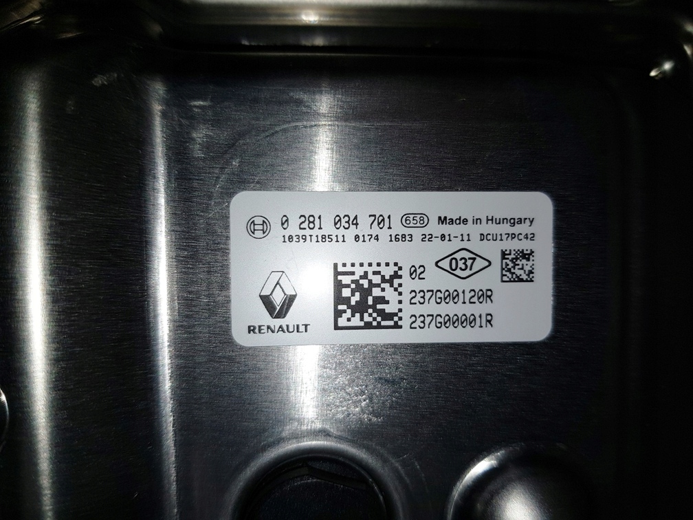 STEROWNIK ADBLUE R MASTER III 2.3DCI 237G00120R Numery katalogowe zamienników 237G00120R 237G00049R 237G00024R 237G00007R 237G00015R