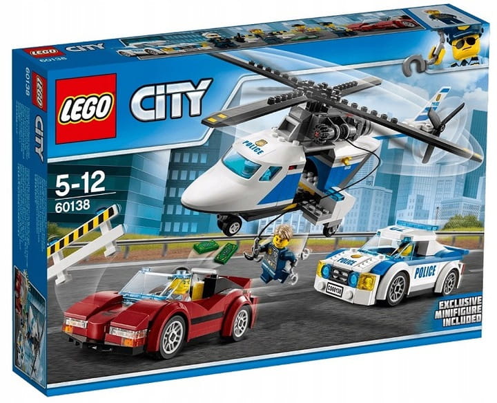 Klocki Lego City 60138 Szybki Pościg Policja